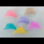KIN Multicolor Hair Claws or Clature For Women and Girls with Stylish Finish (Pack of 6)