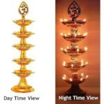 28 Led light 4 Layer Diya for worship 2