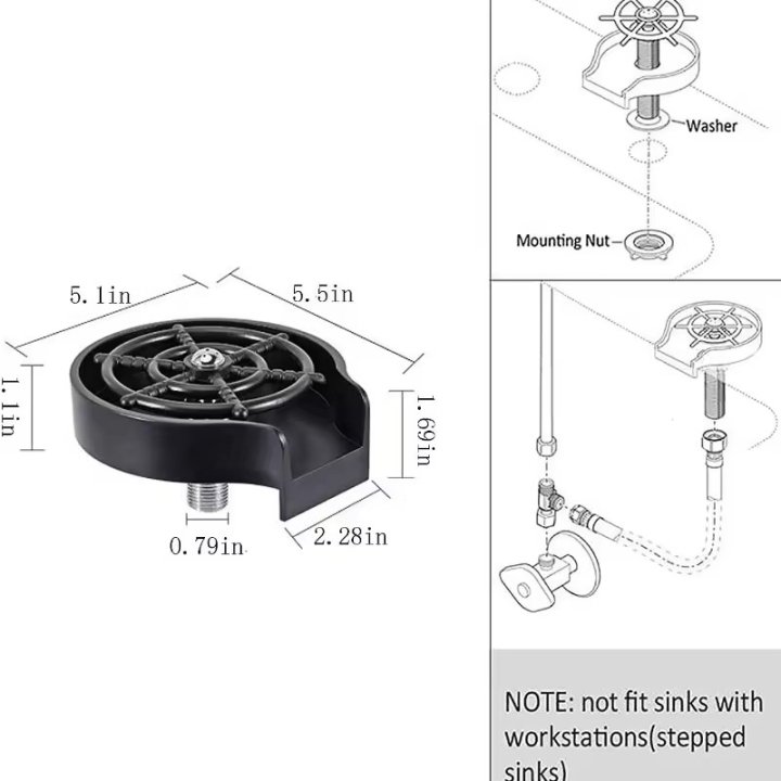 Automatic Cup Washer & Kitchen Multipurpose 2