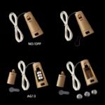 Decorative led bulb cork light multicolor 3