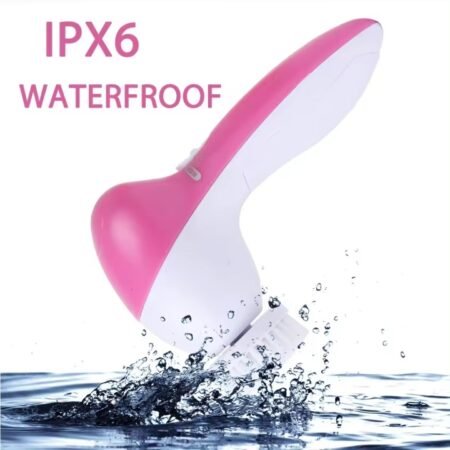 KIN Mini Portable Facial Massager with Waterproof Massager.  (Pink)