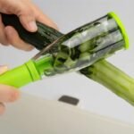 Peeler for Fruit and Vegetables with Storage Trash Can 1