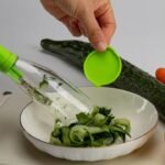 Peeler for Fruit and Vegetables with Storage Trash Can 1