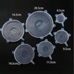 Reusable silicone lid cover pack of 6pcs3