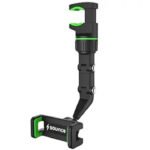 Kin Car Mirror Clip Mobile Holder with 360 Degree Rotation.