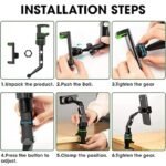 MULTIPURPOSE NEW FLAXIBLE CAR MOVILEHOLDER (REAR VIEW)