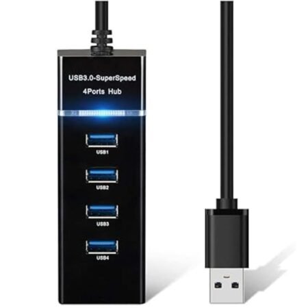 Kin 4 USB 3.0 Ports Hub For Macbook,Phone & Laptops.