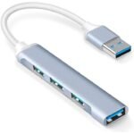 Kin Metal 4 USB 3.0 Ports Hub For Macbook,Phone & Laptops.