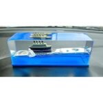 Kin Nautical Liquid Floating Wave Cruise Ship for Car Dashboard.