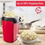 Mini Hot Air Popcorn Machine Oil-Free Popcorn Popper for Home rate 1099