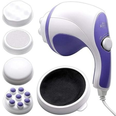 KIN Relax and Spin Tone Electric Body Massager with Four Attachments.