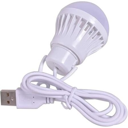 Yash Usb Wired LED Bulb 5W for Study & Outdoor Camping with Holder.