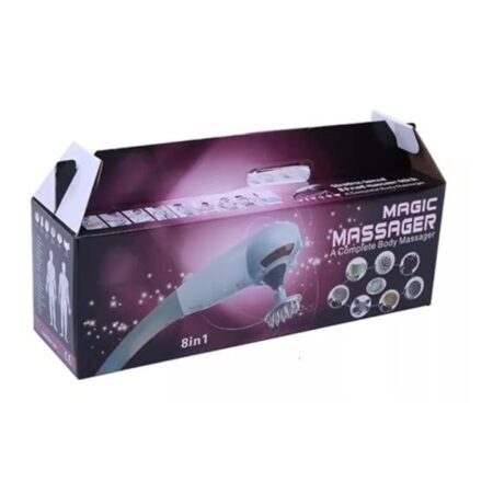 KIN Electric Handheld 8 in 1 Magic Full Body Massager with 8 Attachments.