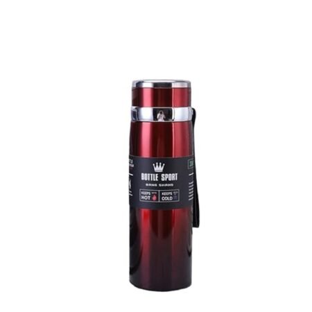 KIN 900ml Steel Hot & Cold Water Bottle with Double Wall Vacuum Insulated body & Water Strainer.