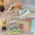 DIY Tulip Night Light, Cloud Tulip Mirror Night Light