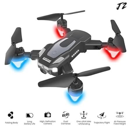KIN J2 Wifi Drone 360° Obstacle Avoidance with Dual Cameras & Battery.