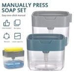 2 in 1 Soap Pump Plastic Dispenser