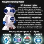 Dancing Digital Robot Toy with Colourful 3D