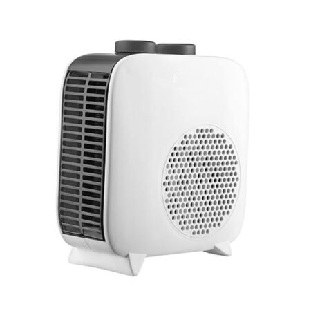 KIN Electric Portable Heater for Room with Warm Air Blower & Temperature Control 1000 watt (White).